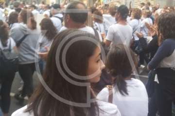 Telde se dejó ver en la protesta contra el macromuelle de Agaete (Foto TA)